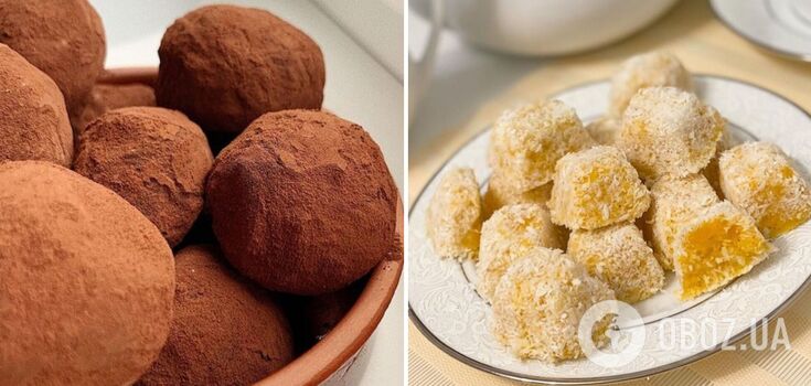 Healthy pumpkin sweets without sugar: top 2