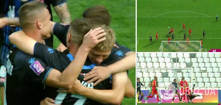 The Ukrainian footballer scored a stunning "reverse scissors" goal at the last second. Video.