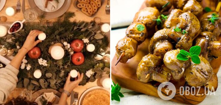 Lean baked mushrooms: what to add for a bright flavor