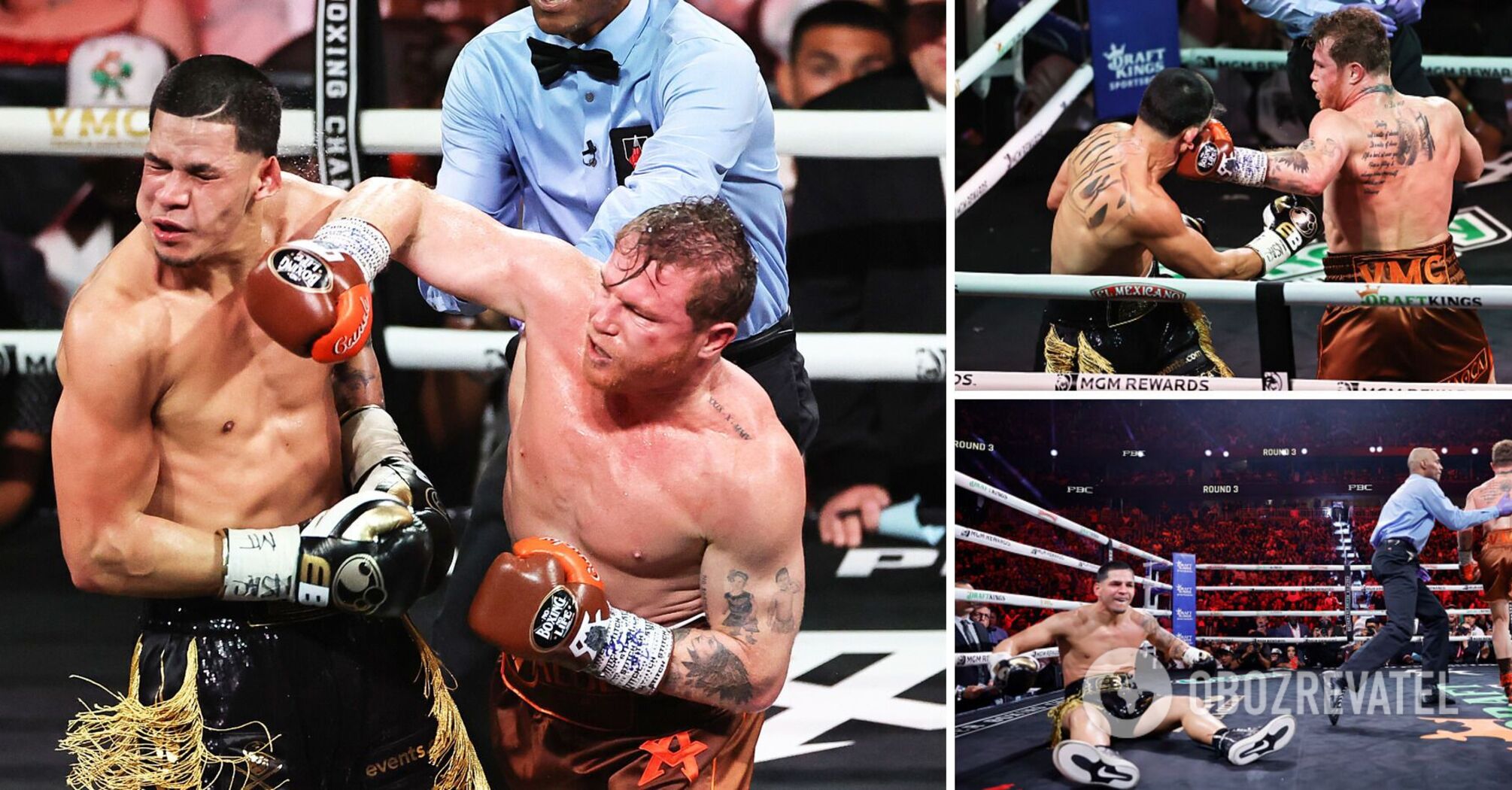 Unbeaten boxer loses super middleweight title after knockout. Video