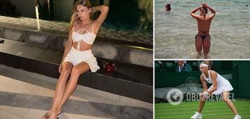 Ukraine's third racket impressed with her appearance in Thailand. Even the tennis player's mother came to comment. Photo.