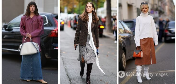 From silk to leather: 5 stylish skirts for fall and winter of 2024/2025