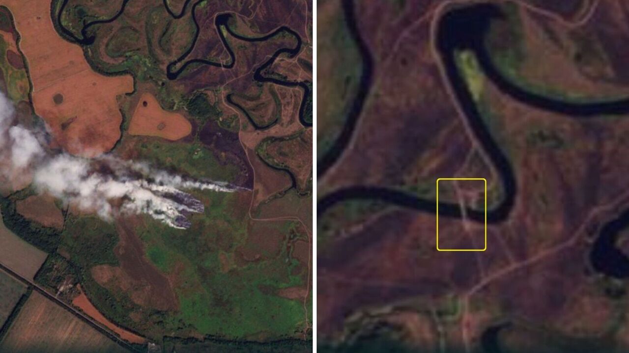 Russia's counteroffensive in Kursk region shown on satellite photos