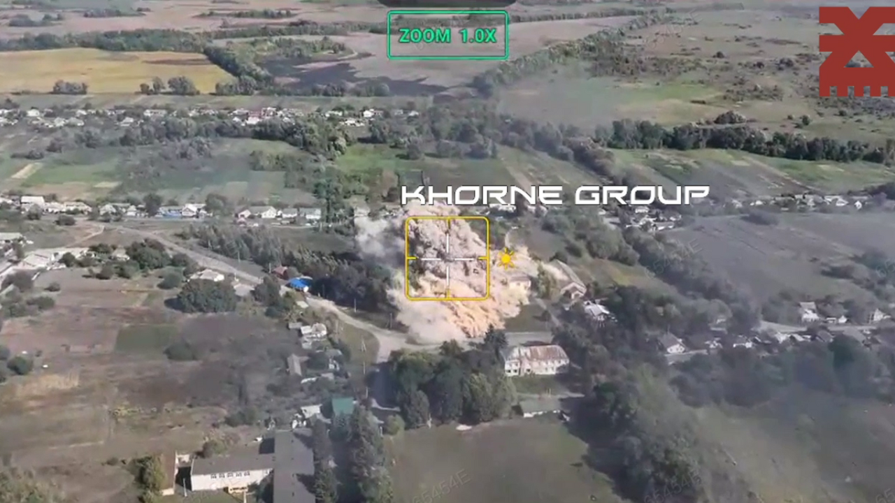Explosion in the Kursk region