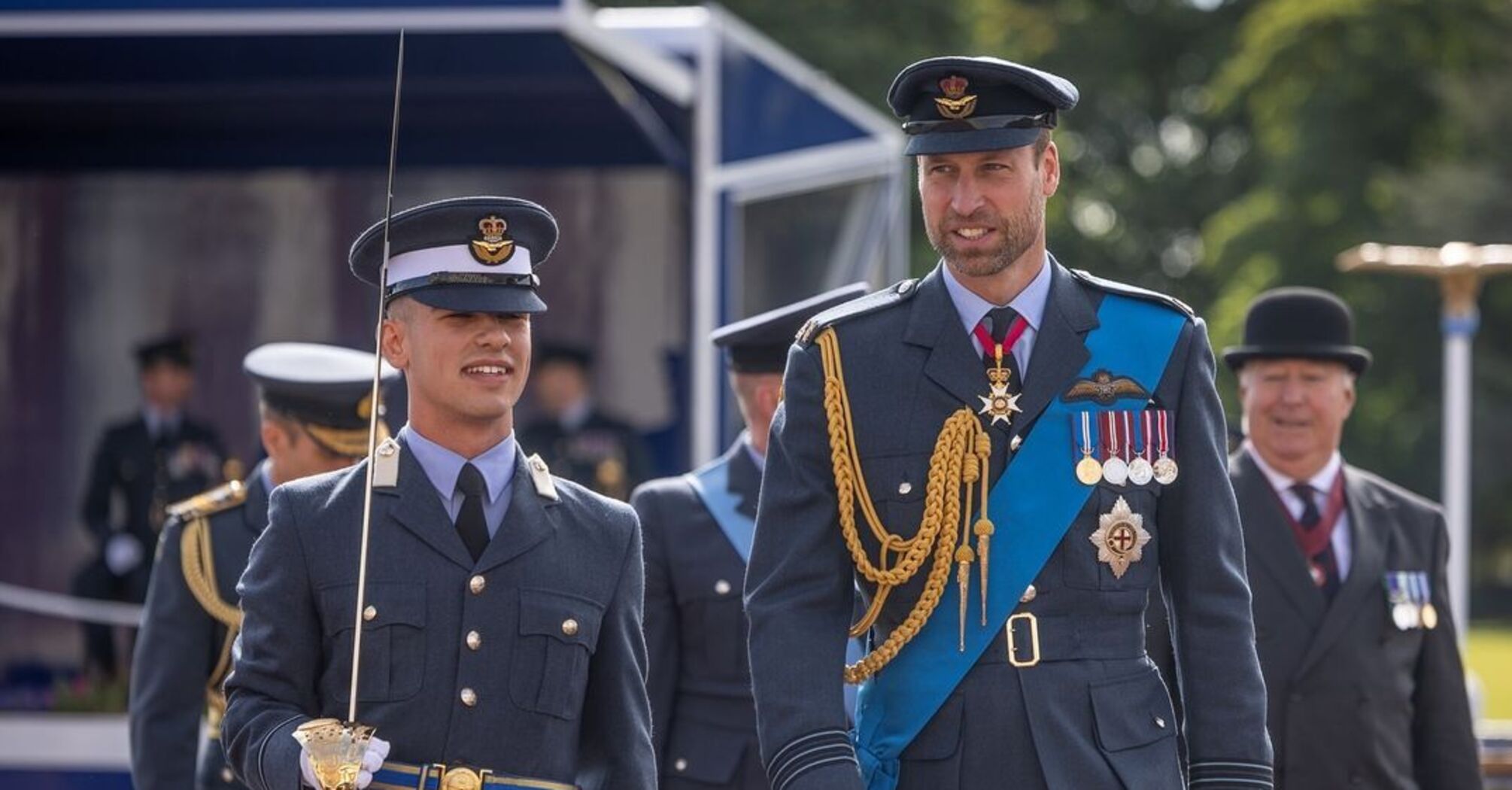 Prince William's beard makes a real splash online. Photo