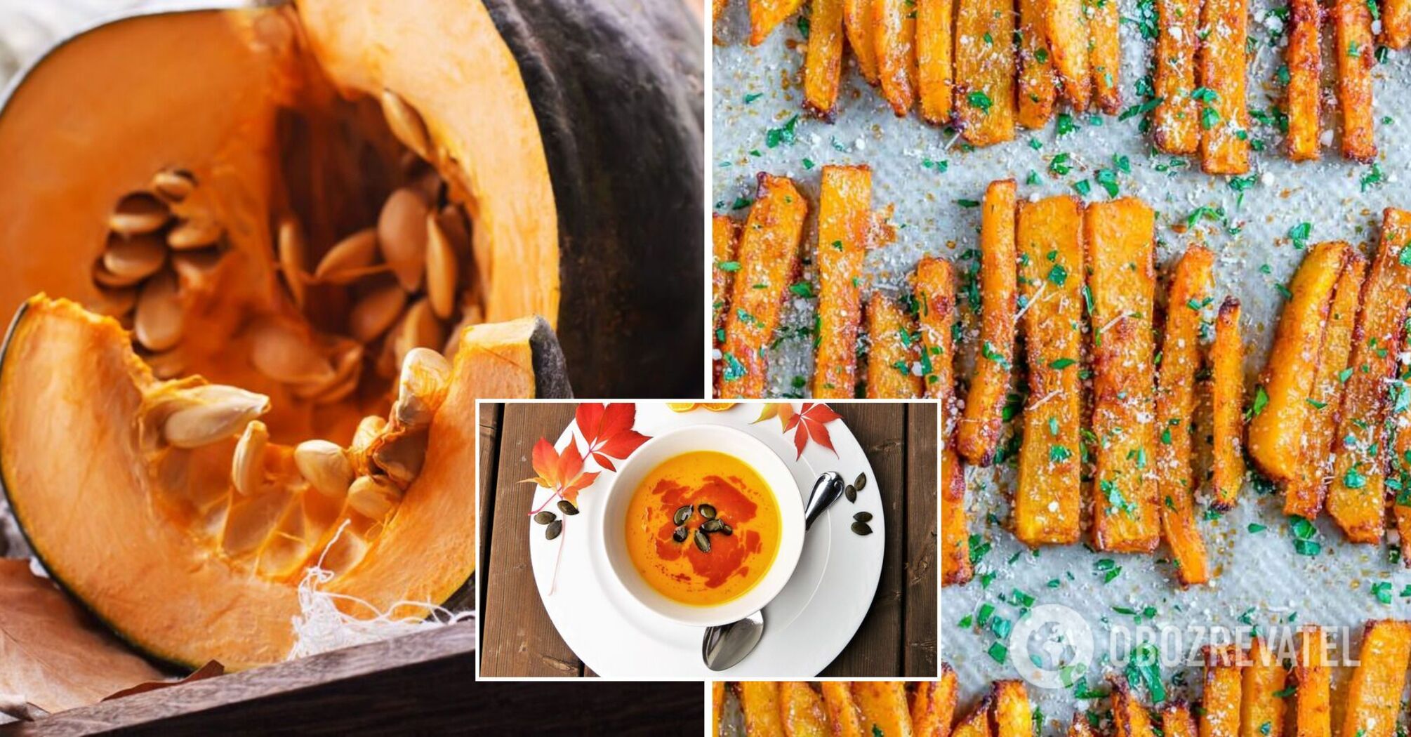 Unusual pumpkin dishes