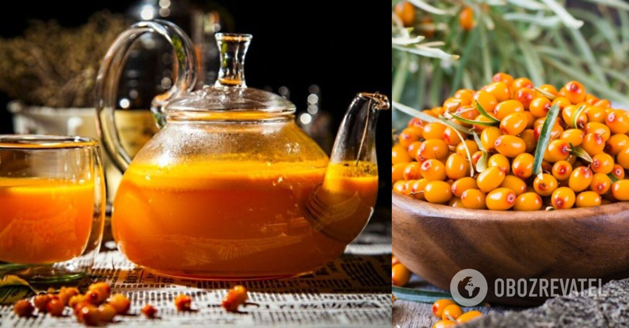 Vitamin drinks from sea buckthorn to warm you up this fall