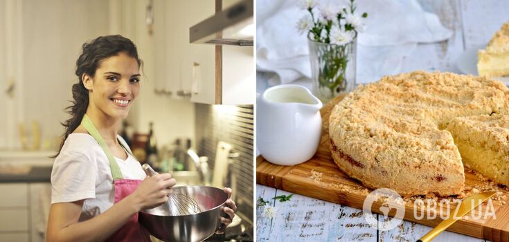 Simple royal cheesecake: how to make fluffy dough without yeast
