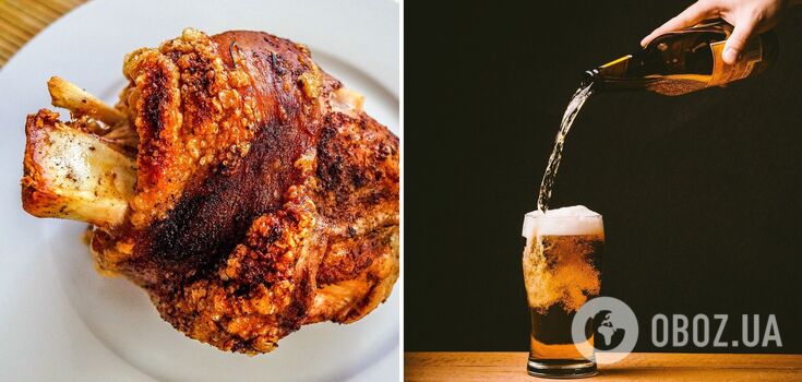 How to cook pork knuckle in beer at home
