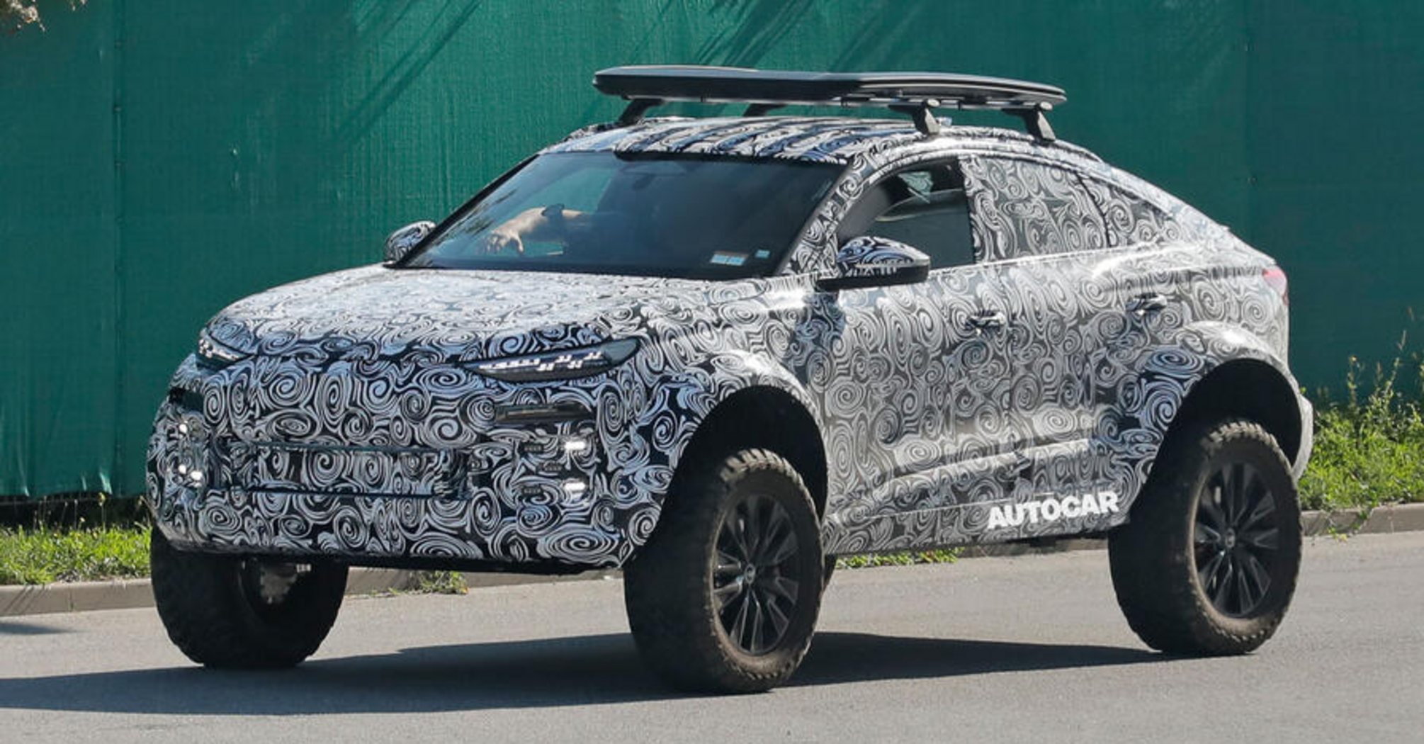 Audi may be preparing to present its own electric SUV. Leaked photos