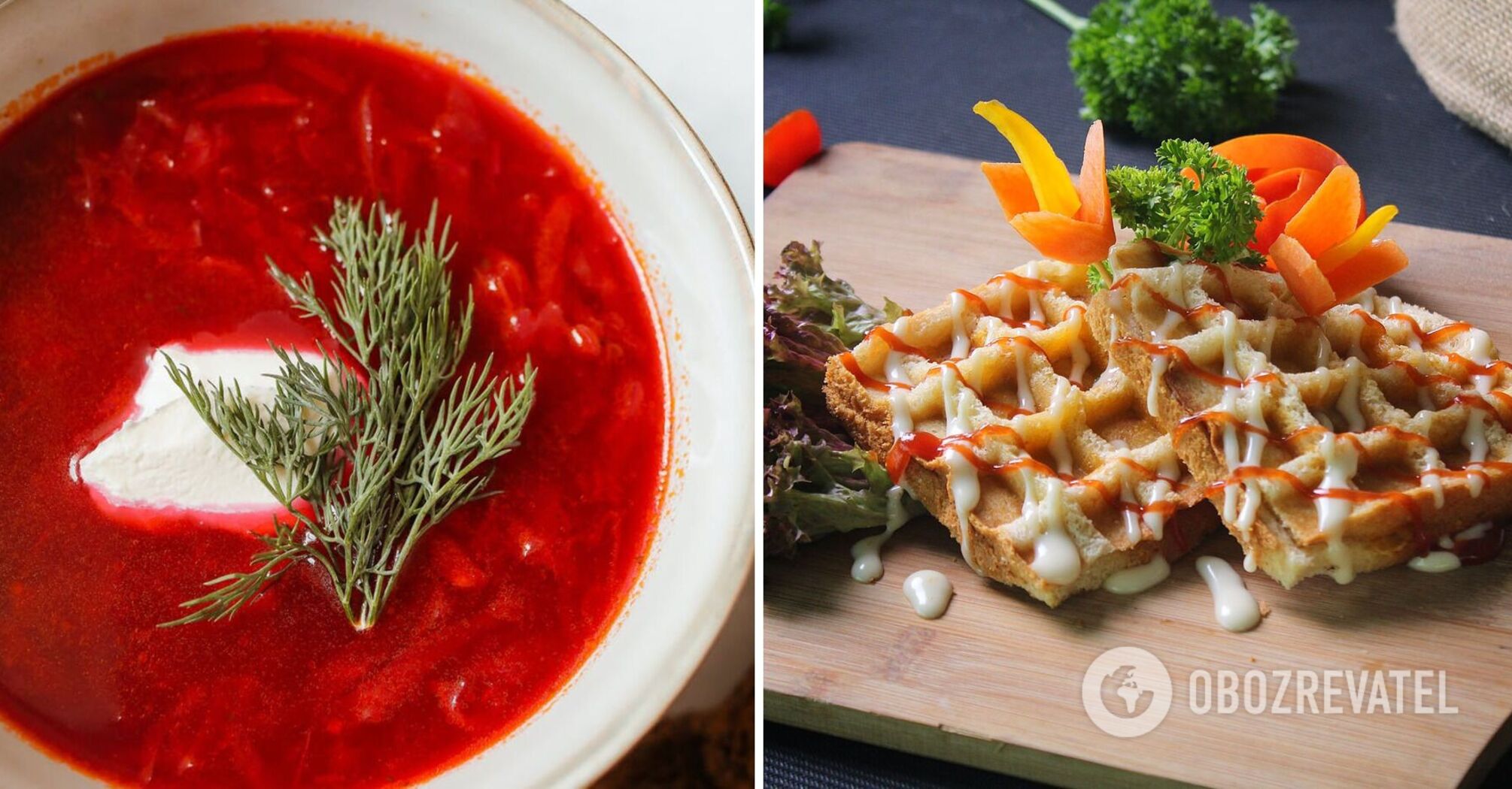 What to prepare for borscht instead of garlic buns: a simple recipe for savory waffles