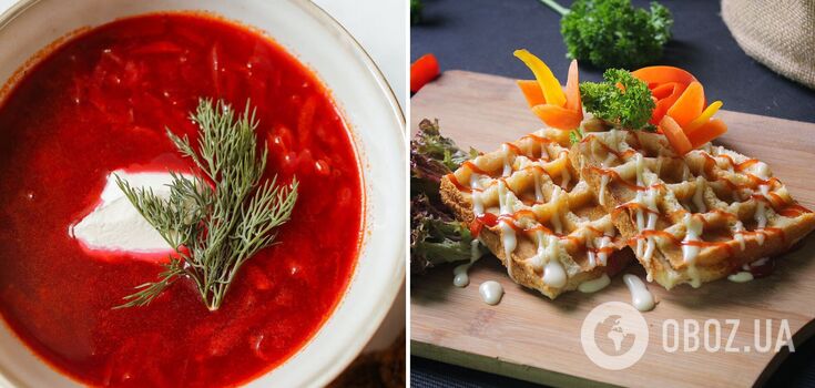 What to prepare for borscht instead of garlic buns: a simple recipe for savory waffles