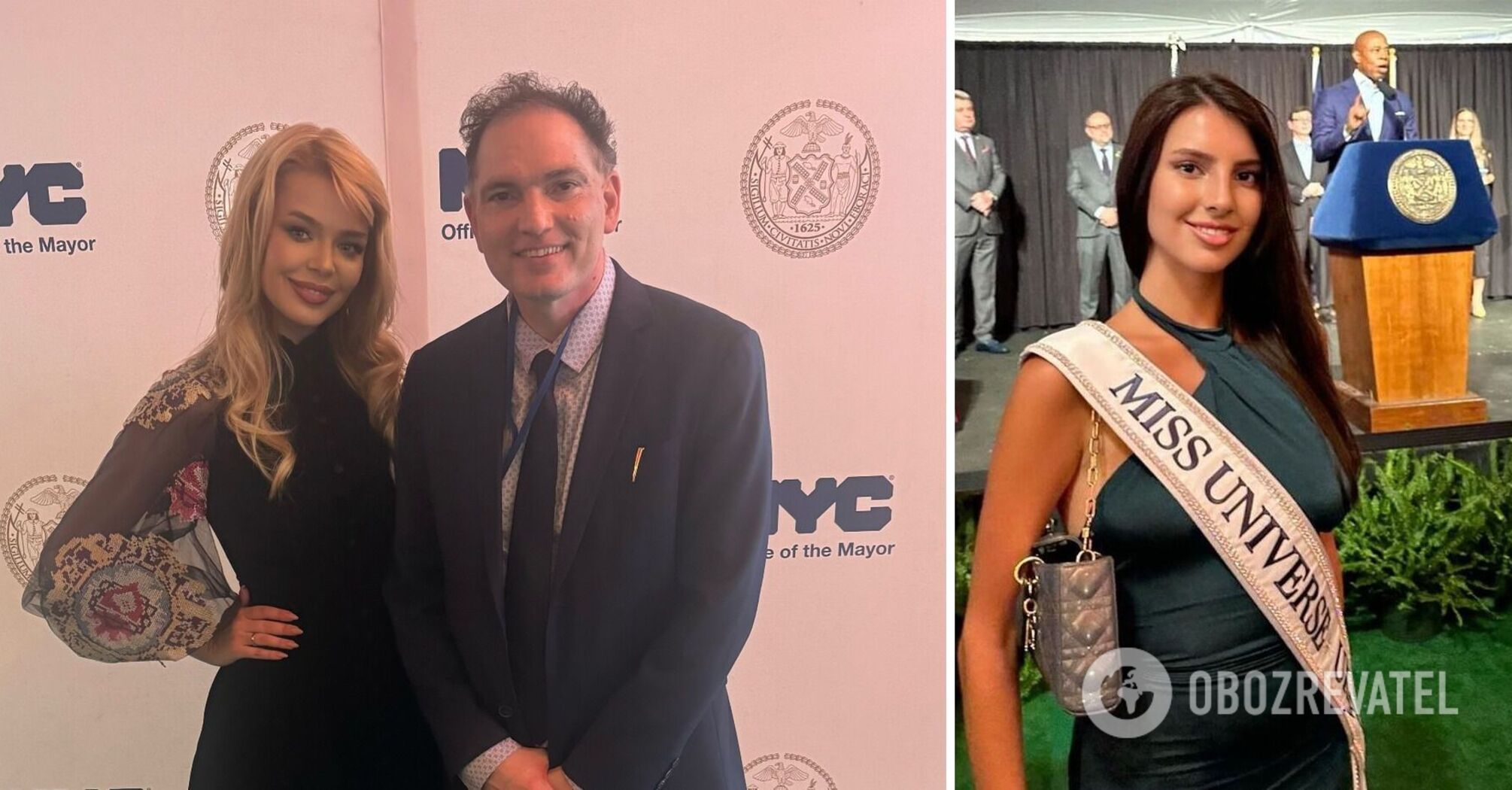 A private event in support of Ukrainians with Alina Grosu and Miss Universe Ukraine 2024 was held at the home of the Mayor of New York City