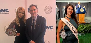 A private event in support of Ukrainians with Alina Grosu and Miss Universe Ukraine 2024 was held at the home of the Mayor of New York City
