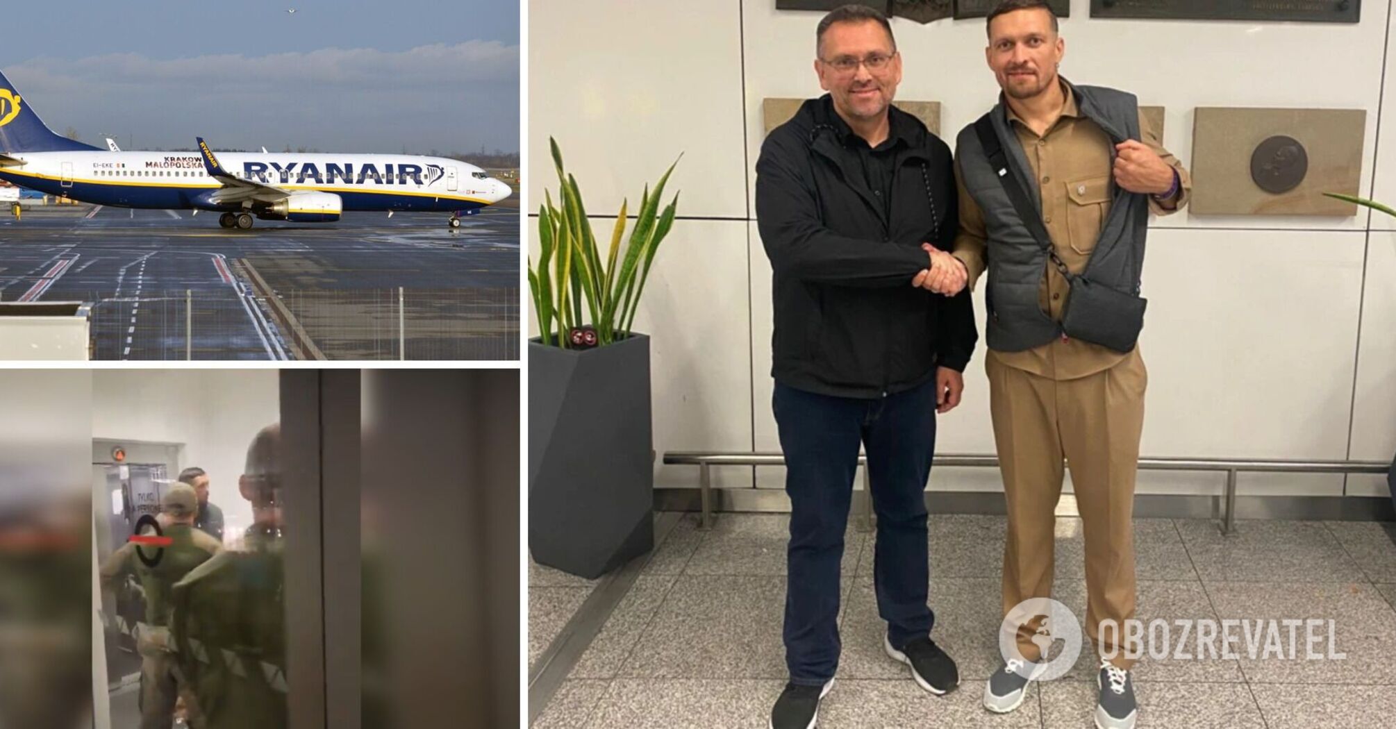 "It was rightly denied". Ryanair has issued a statement giving the reason for Usyk's arrest in Poland