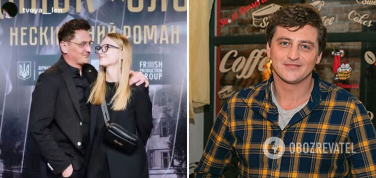Actor Viacheslav Dovzhenko declassified his young lover: what is known about her and what the actor's ex-wife and adult sons look like