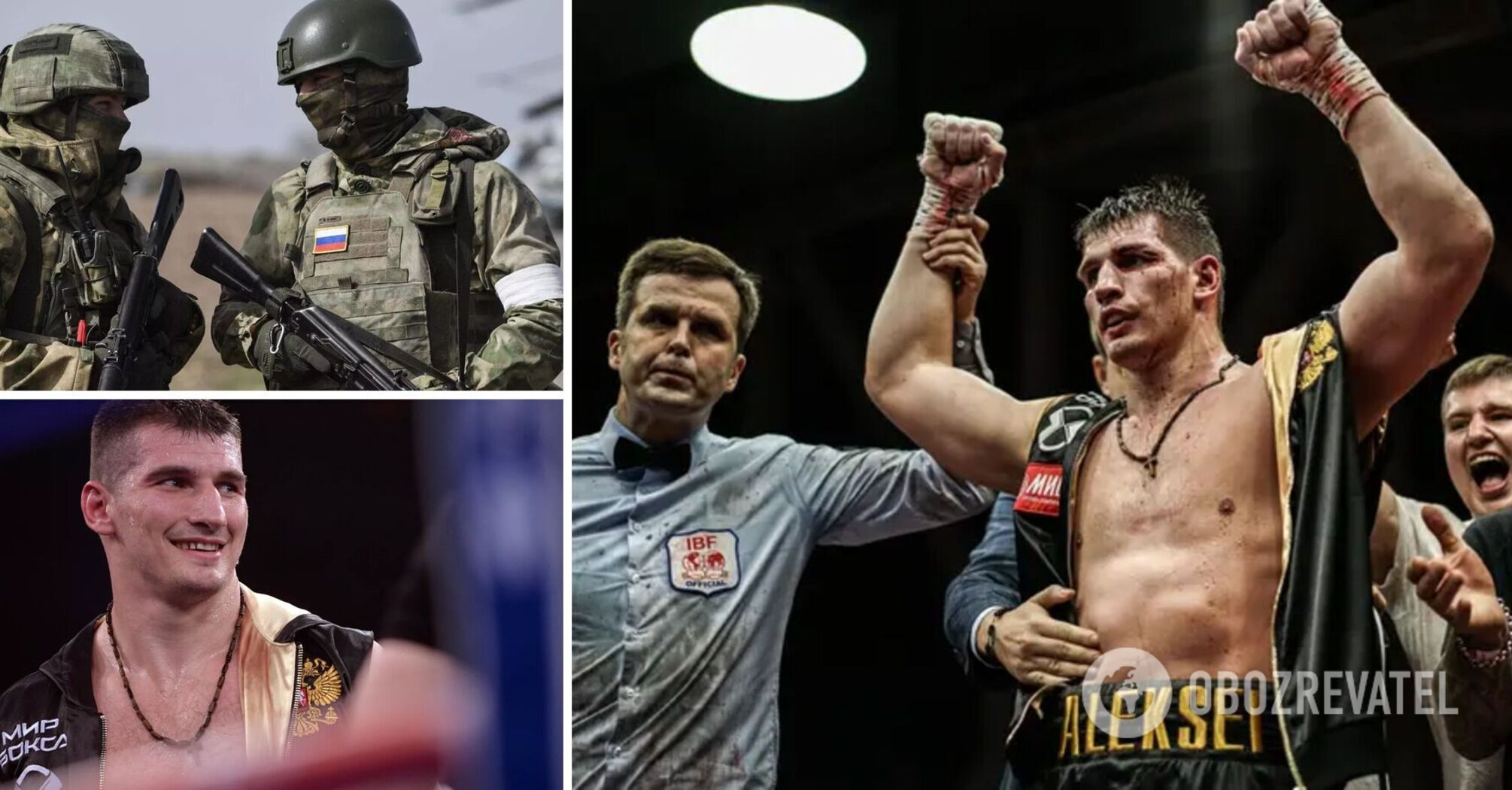 Russian champion boxer goes to the front to kill Ukrainians