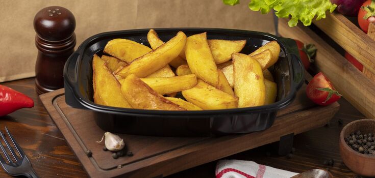 The most delicious rustic potatoes: the most successful recipe