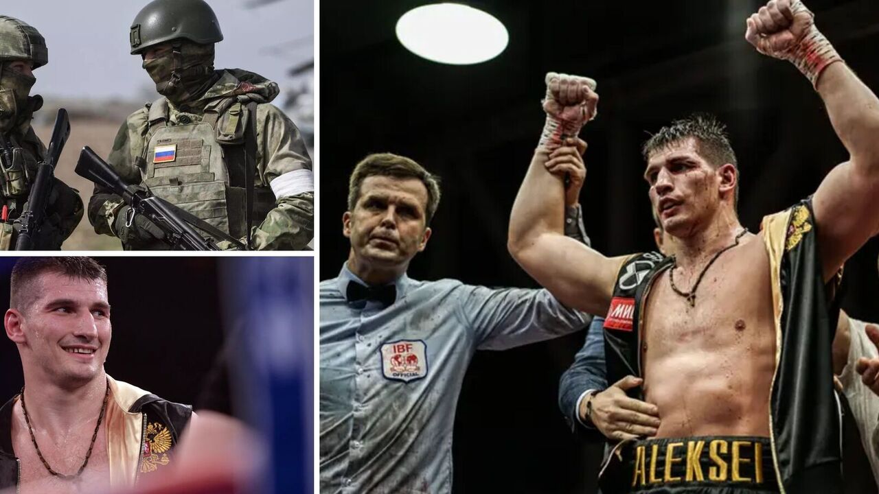 Russian champion boxer goes to the front to kill Ukrainians