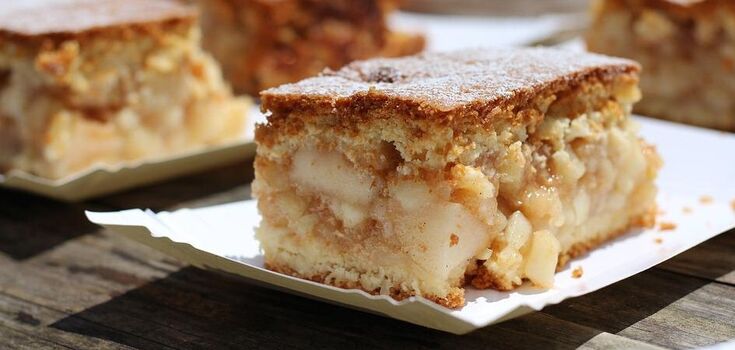 Elementary Three-Cup Pie: apples are suitable for the filling