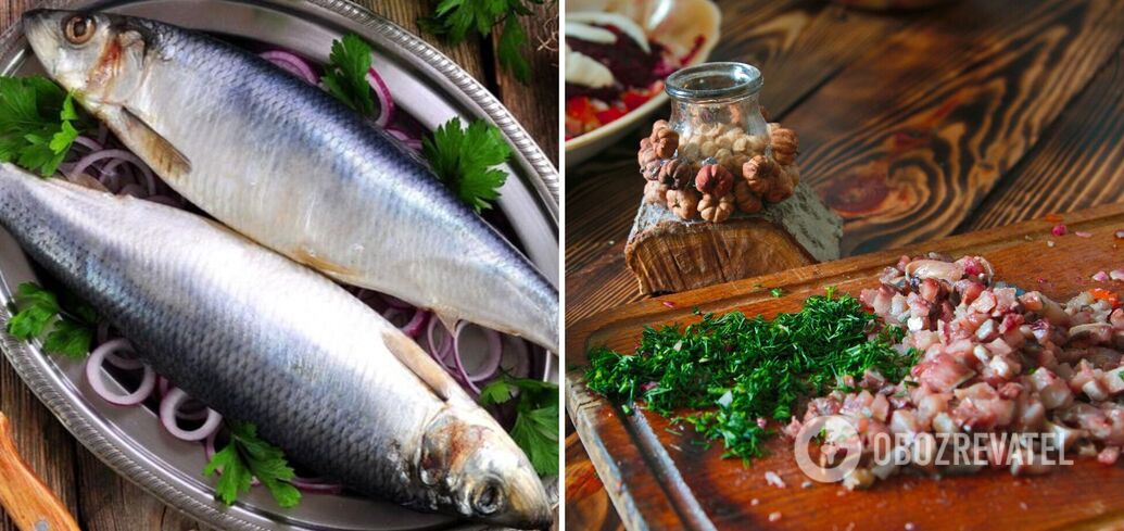 Herring dishes
