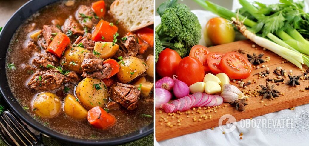 A delicious meat dish with vegetables