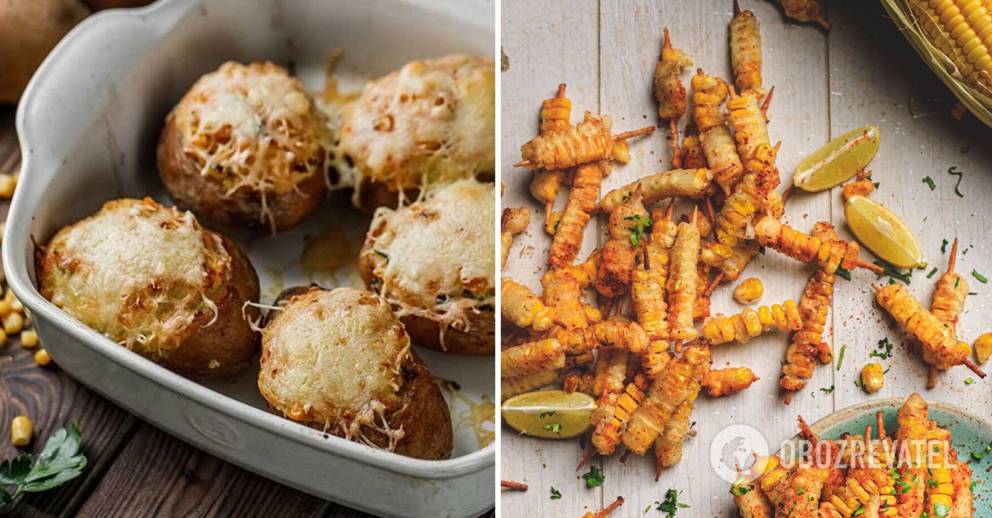 Recipe for potato "boats"