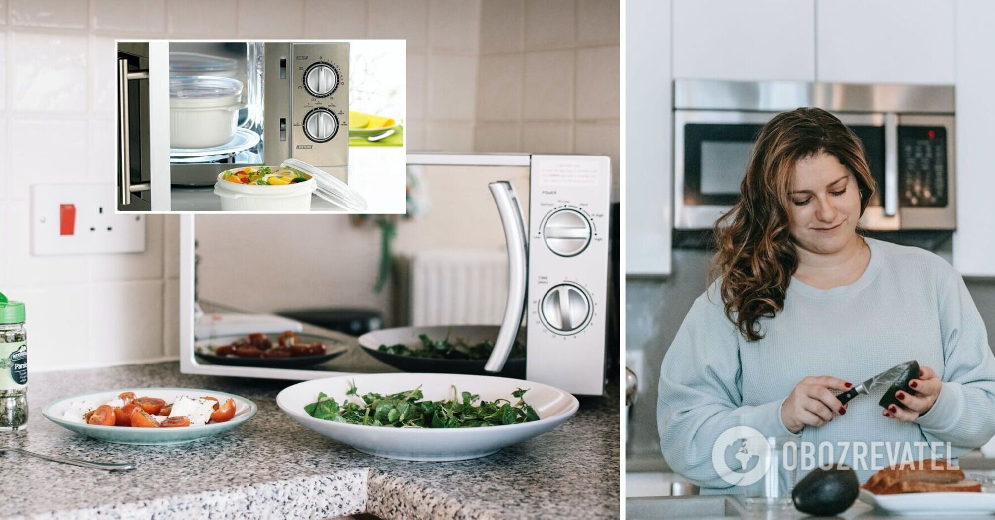 Using the microwave oven