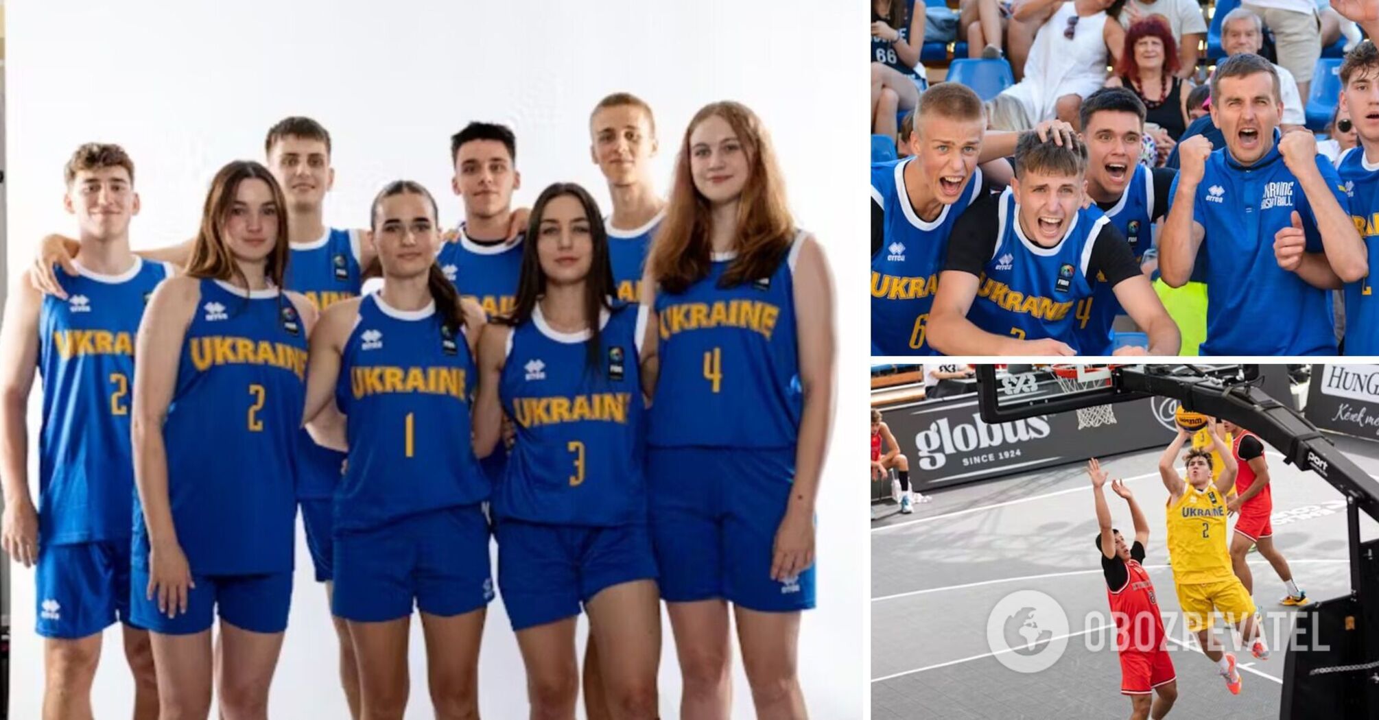 Ukraine showed the best result in the history of the U-18 3x3 Basketball World Championship