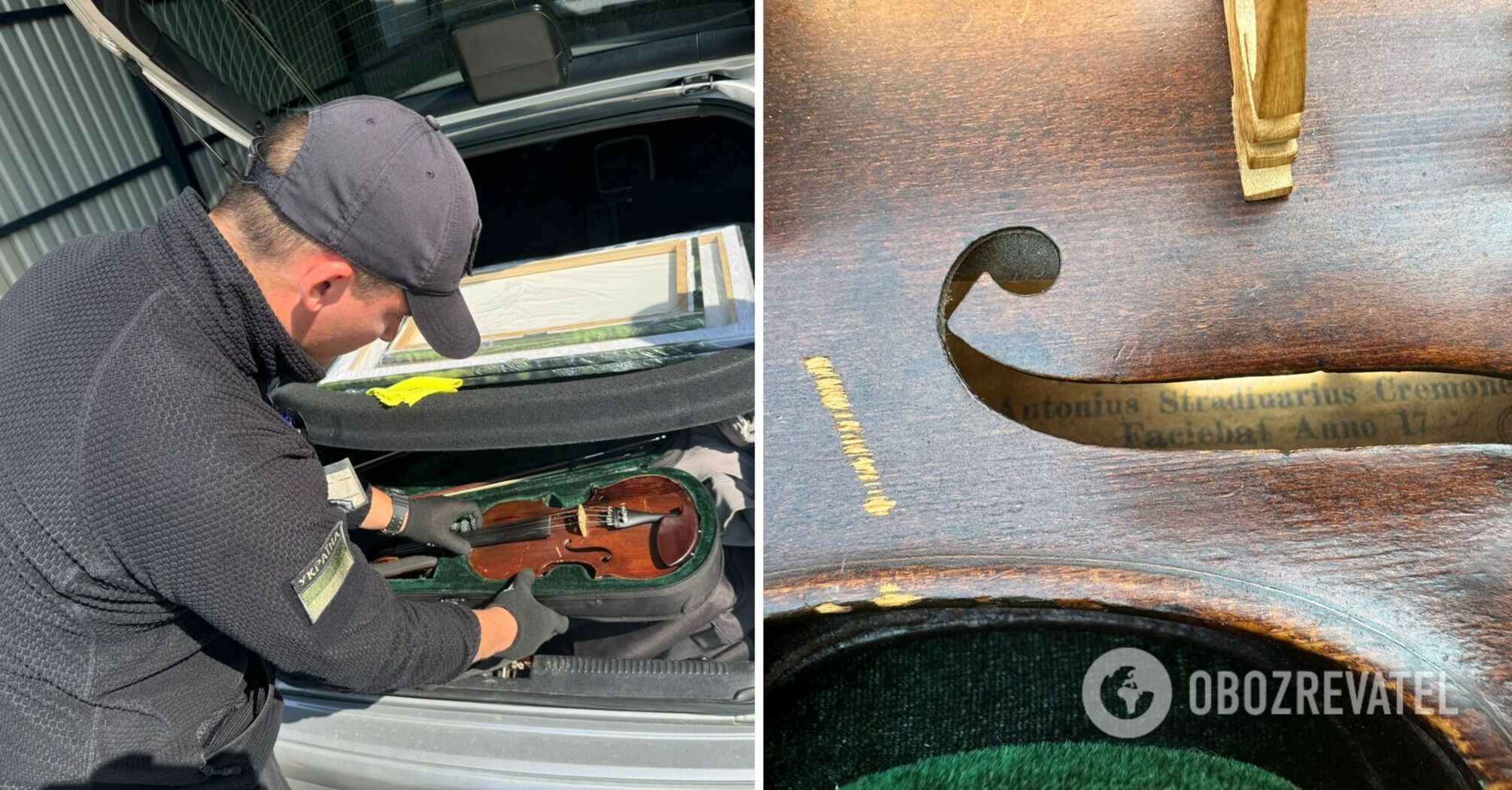 Someone tried to smuggle a Stradivarius violin out of Ukraine: the instrument was sent for examination. Photo