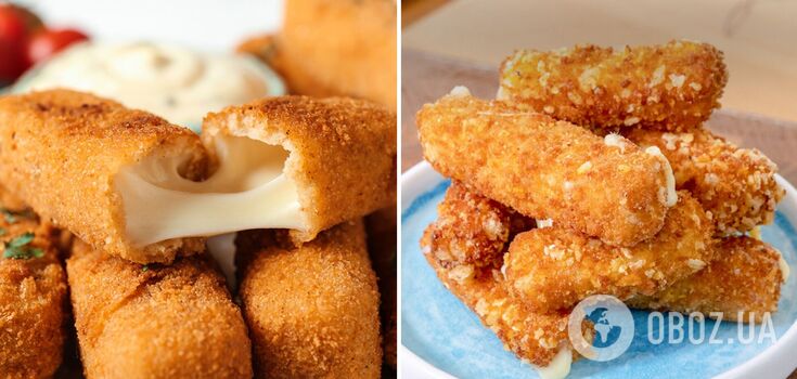 How to make crispy cheese sticks with an unusual sauce: a recipe for a popular hot appetizer