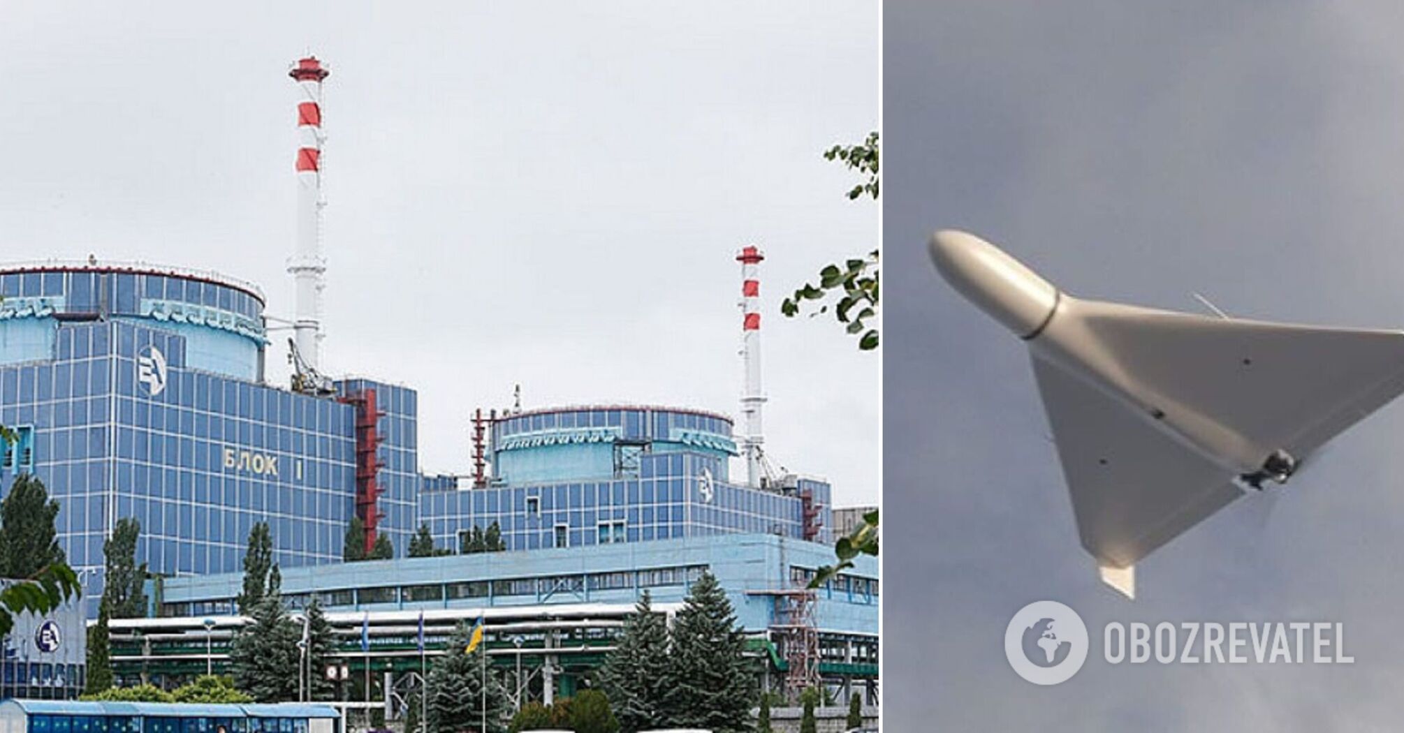 Russian drone flew close to Khmelnytskyi NPP at night: what is known