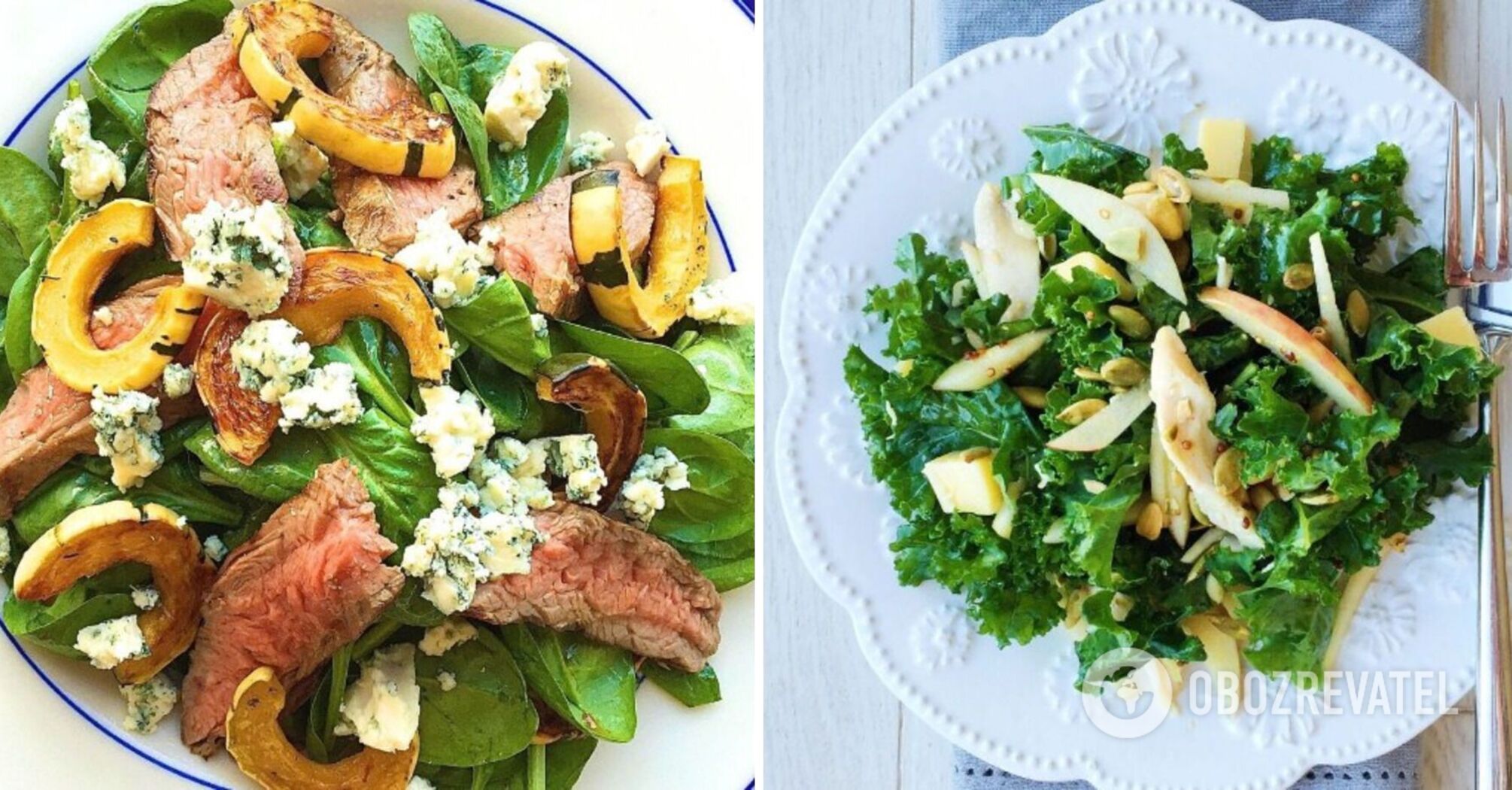 2 non-trivial salad ideas: when you are tired of Olivier and Mimosa