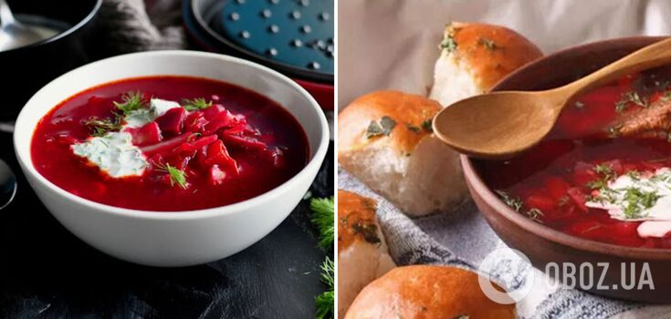 How to cook borscht so that it does not lose its bright red color