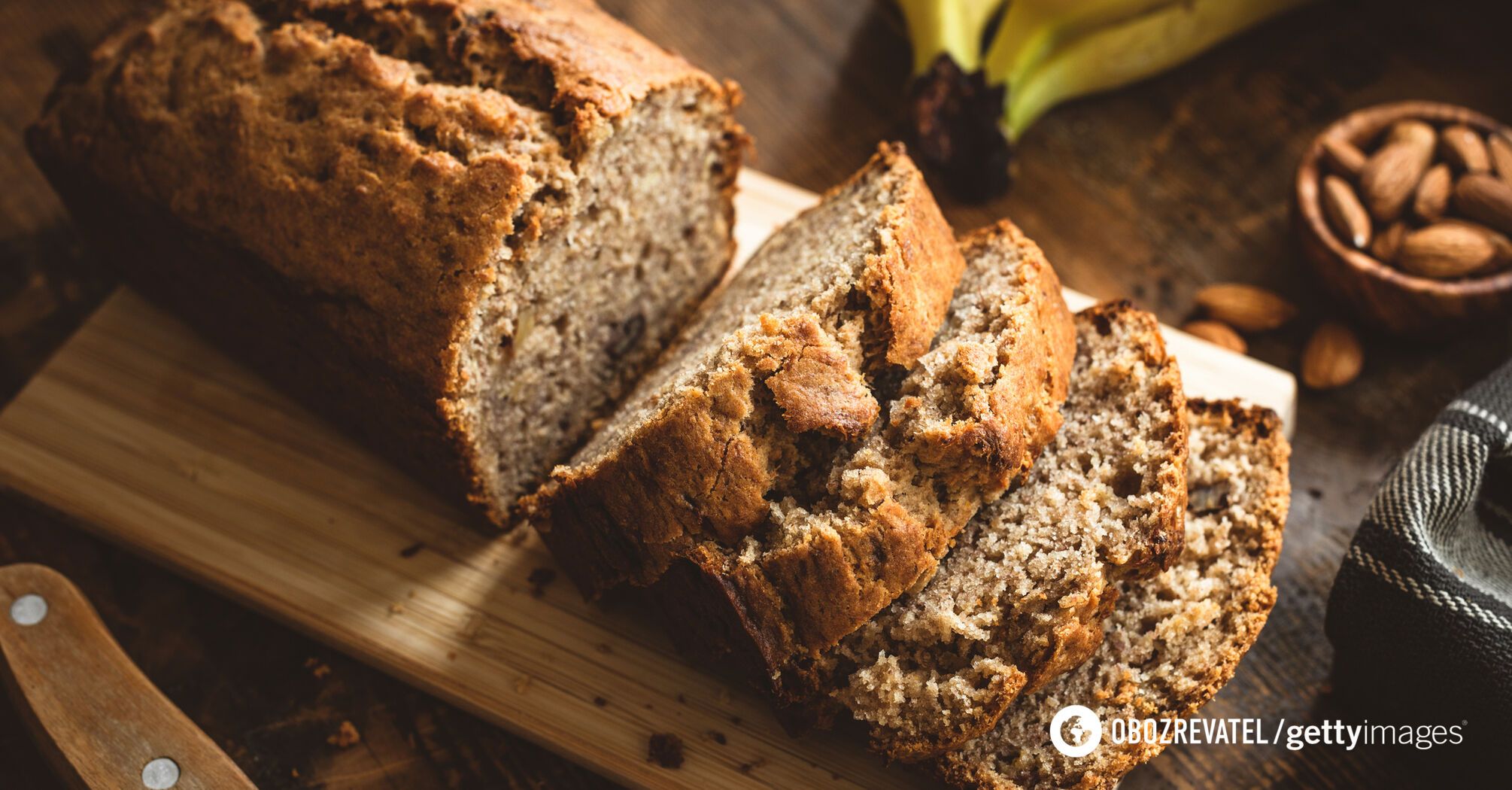 To make banana bread, you can use fruits that have already darkened