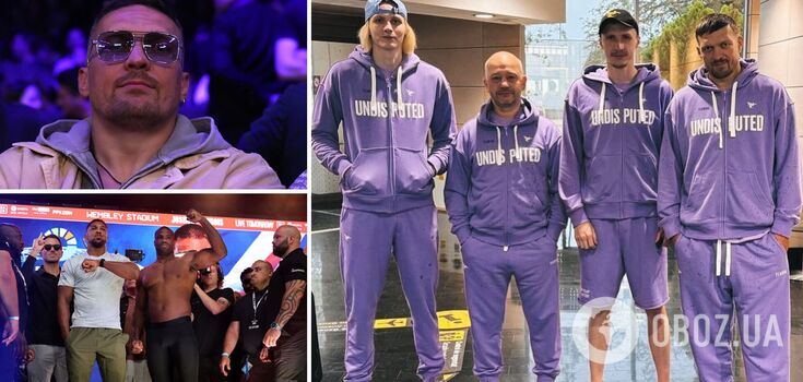 Will meet Tyson Fury in the stands: Usyk arrives in London for the Joshua-Dubois fight. Photo