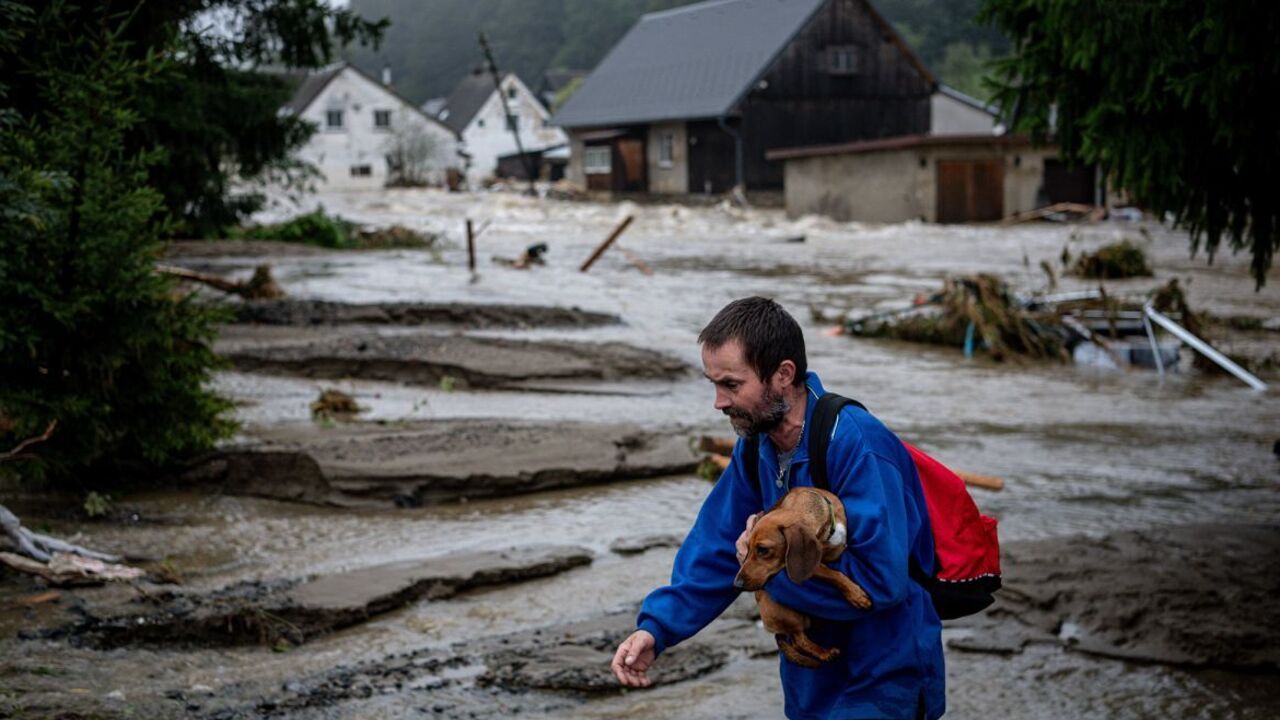 Rising water level on the Danube: forecasters assessed the level of flood threat. Map