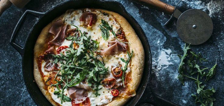 Pizza in a pan