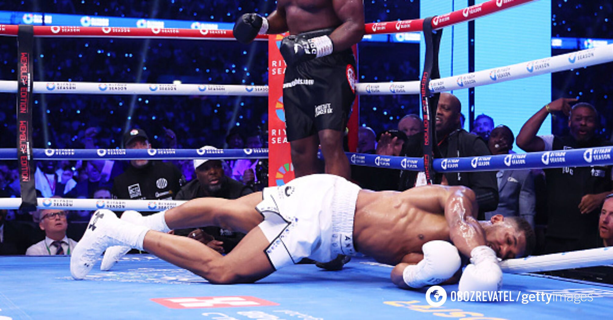 Dubois - Joshua. Video of the super heavy knockout and all the knockdowns in the fight