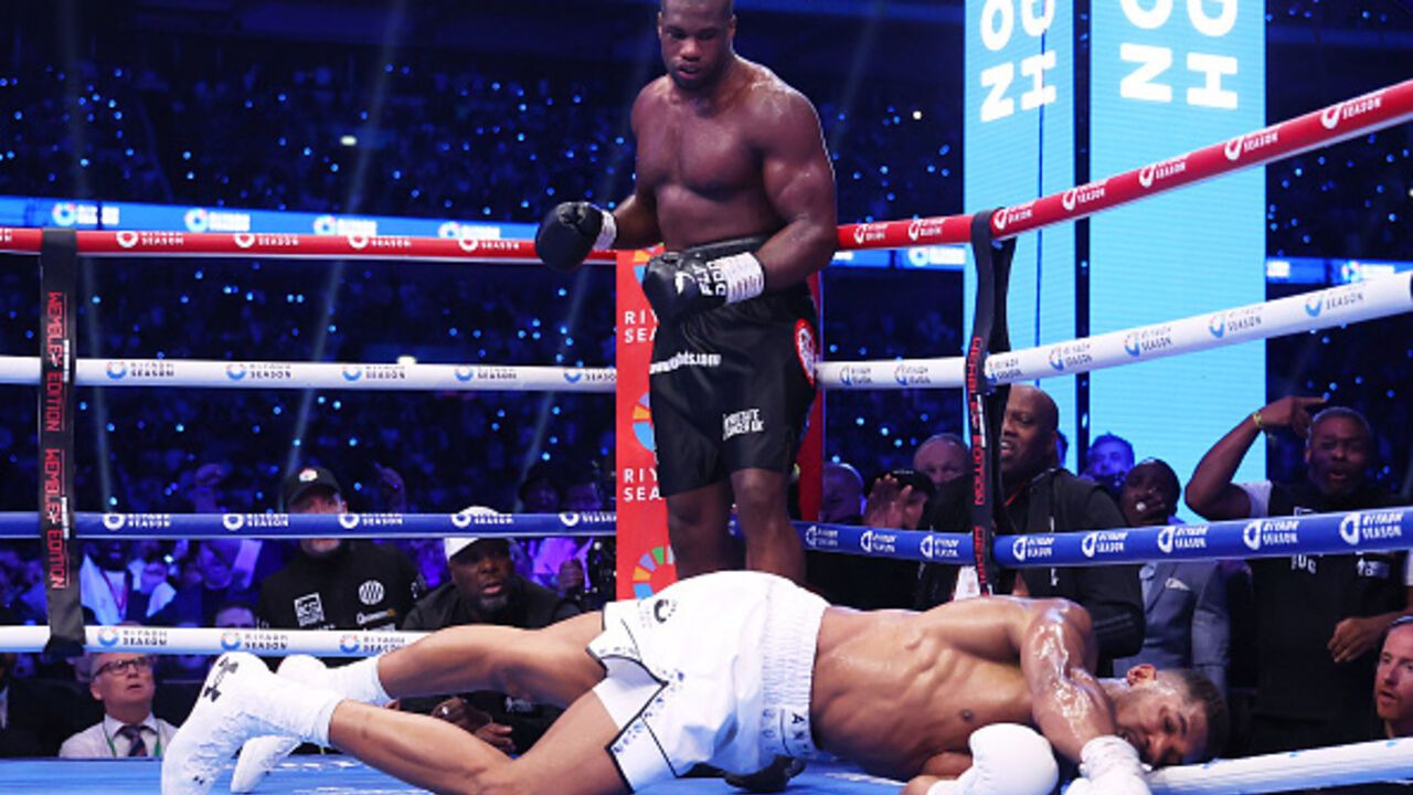 Dubois - Joshua. Video of the super heavy knockout and all the knockdowns in the fight