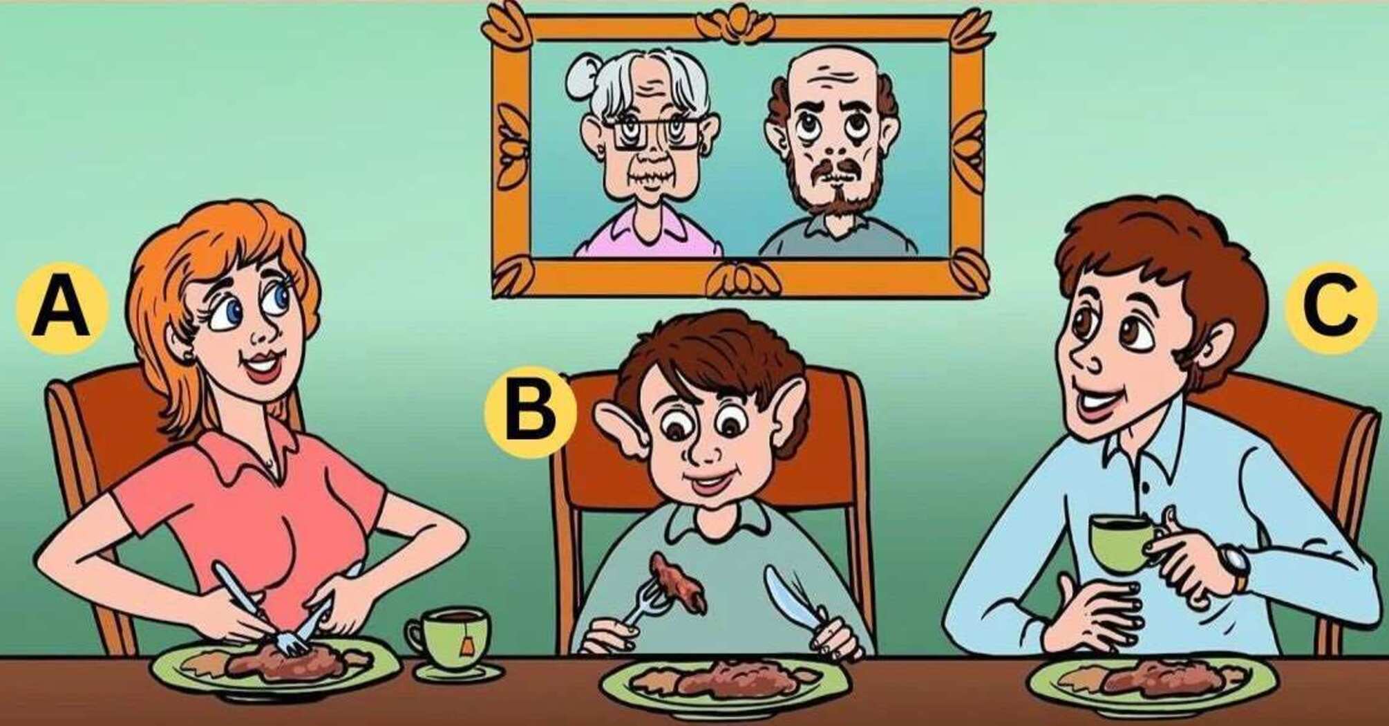 Who is the alien? A puzzle that will confuse even the smartest
