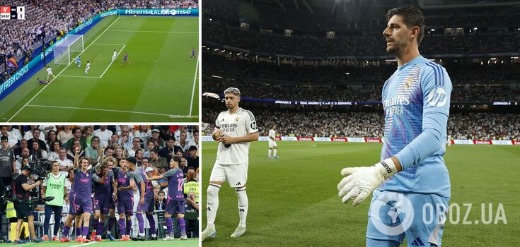 Lunin's main rival at Real Madrid disgraced himself in the match and set a historic anti-record. Video.