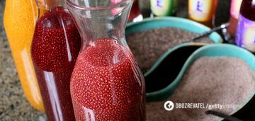 4 treats with chia seeds