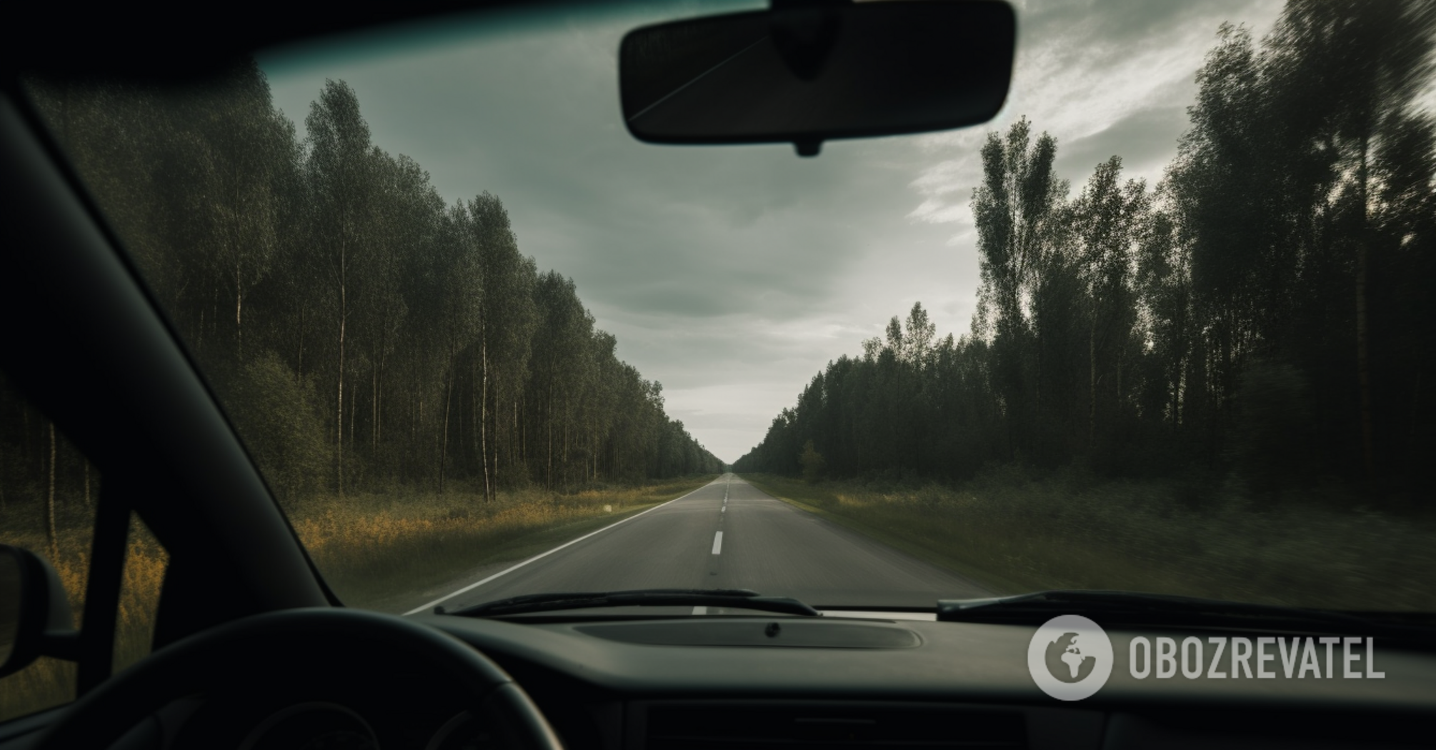 How to avoid blinding in a car: life hack with a rearview mirror
