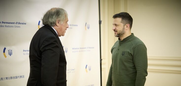 Implementation of the Peace Formula and preparations for the second Peace Summit: Zelensky met with the OAS Secretary General in New York. Photos and video