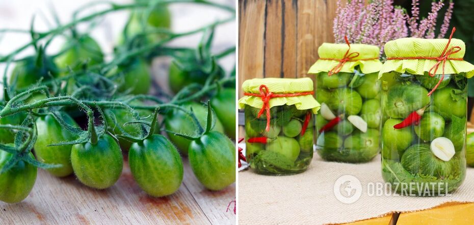 How to pickle green tomatoes
