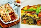 Delicious eggplant moussaka