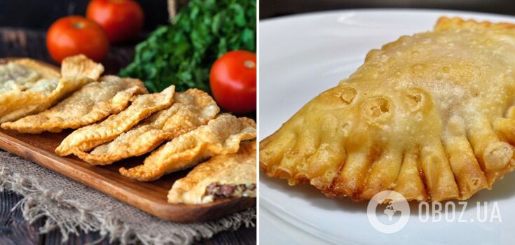 The perfect dough for chebureks for every taste: 3 ideas