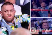 "Szaleństwo". Kamera uchwyciła co robił Conor McGregor podczas walki Joshua-Dubois. Wideo