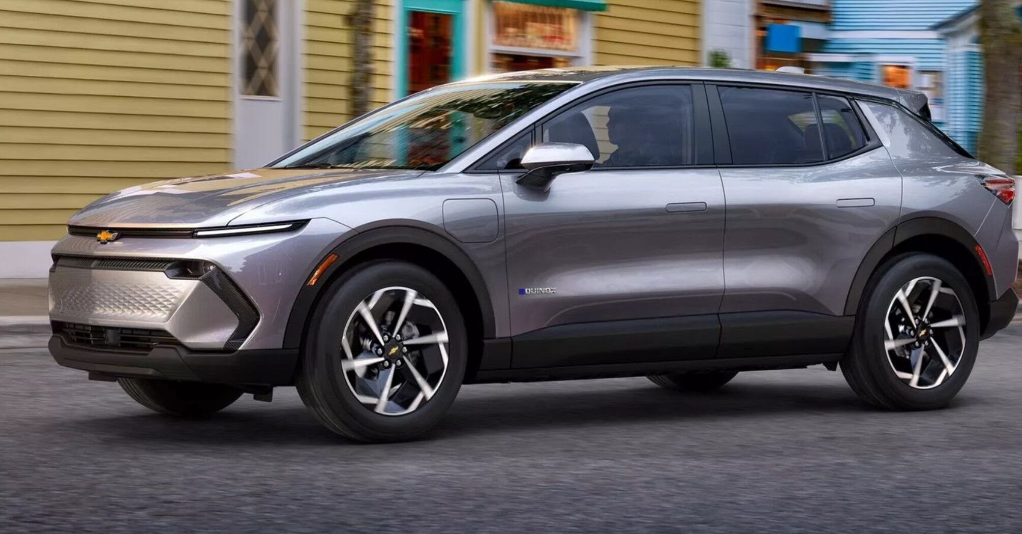 Chevrolet Equinox EV crossover showcasing its modern electric crossover look